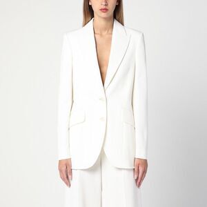 Stella Mccartney Women's Ivory Wool Single-Breasted Jacket